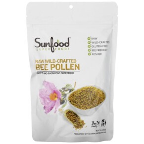 Thực phẩm bổ sung Sunfood Raw Wild-Crafted Bee Pollen 8 oz (227 g) 803813101212