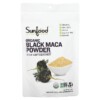 Bột Maca Đen Hữu Cơ Sunfood Superfoods 113g 4 Thực phẩm bổ sung Sunfood Superfoods Organic Black Maca Powder 4 oz (113 g) 803813101182