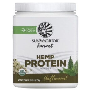 Thực phẩm bổ sung Sunwarrior Hemp Protein Powder Unflavored 1.65 lb (750 g) 814784026923