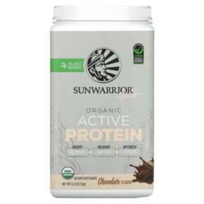 Thực phẩm bổ sung Sunwarrior Sport Organic Active Protein Chocolate 2.2 lb (1 kg) 814784029825