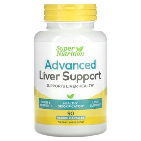 Thực phẩm bổ sung Super Nutrition Advanced Liver Support 90 Veggie Capsules 033739001253