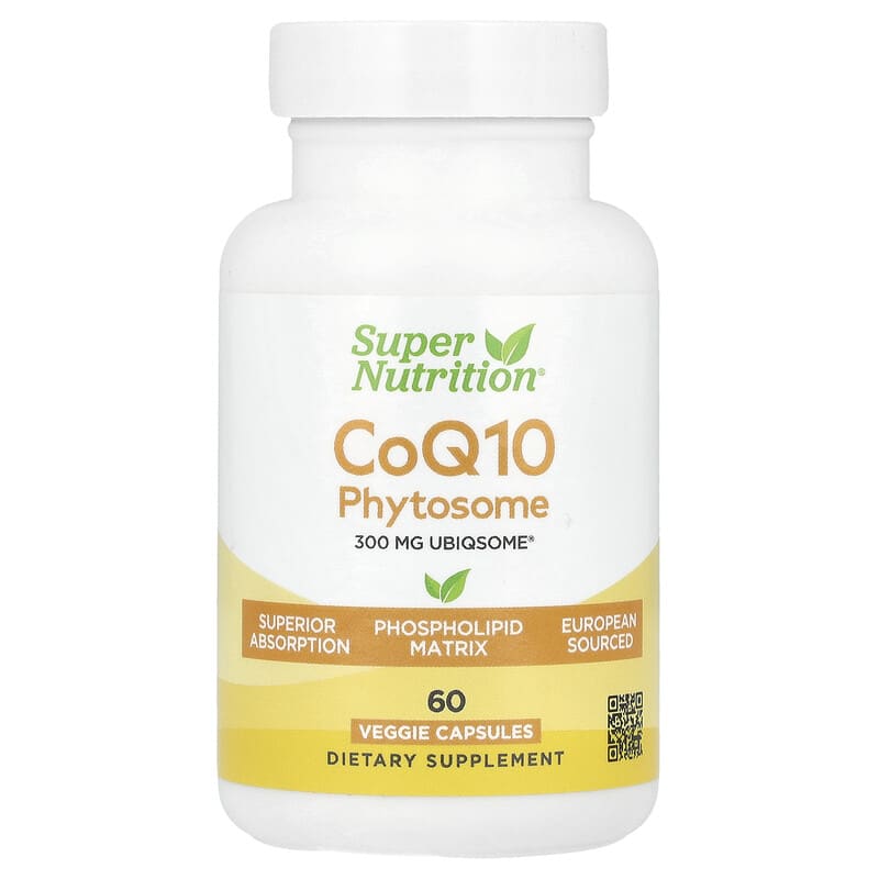 Super Nutrition, CoQ10 Phytosome, 300 mg, 60 viên 898220024322