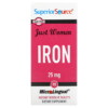 Thực phẩm bổ sung Superior Source Just Women Iron 25 mg 90 MicroLingual Instant Dissolve Tablets 076635920808