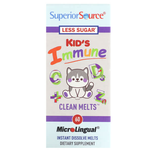 Superior Source Kid's Immune Clean Melts 90 cái 076635900954