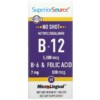 Viên ngậm tan nhanh Superior Source Methylcobalamin B-12 B-6 & Axit Folic 5.000 mcg 60 viên của Superior Source 5 Thực phẩm bổ sung Superior Source Methylcobalamin B-12 B-6 & Folic Acid 5.000 mcg 60 MicroLingual Instant Dissolve Tablets 076635907601