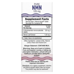 Viên ngậm tan nhanh Superior Source Pure NMN 125 mg 60 viên của Superior Source 3 Thành phần vi chất của Superior Source Pure NMN 125 mg 60 Instant Dissolve Tablets 076635921508