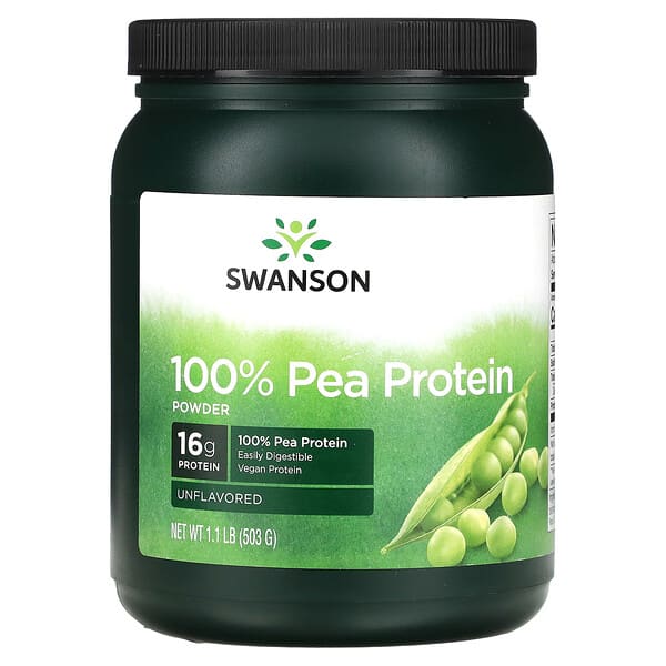 Swanson 100% Pea Protein Powder không mùi vị 1,1 lb 503 g 10 swanson 100 pea protein powder unflavored 1 1 lb 503 g 118382 087614117027