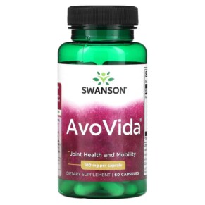 Thực phẩm bổ sung Swanson AvoVida 100 mg 60 Capsules 087614021942
