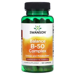 Thực phẩm bổ sung Swanson Balance B-50 Complex 100 Capsules 087614010571