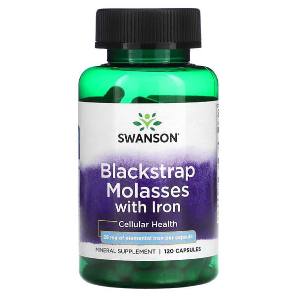 Swanson Blackstrap Molasses With Iron 120 viên 087614112145