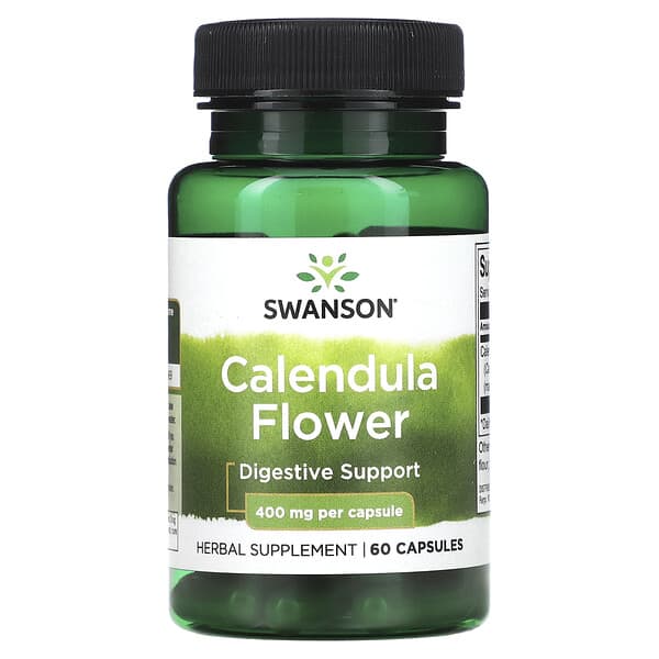 Swanson Calendula Flower 400 mg 60 viên 087614111605