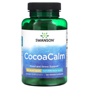 Thực phẩm bổ sung Swanson CocoaCalm 500 mg 120 Veggie Capsule 087614027432
