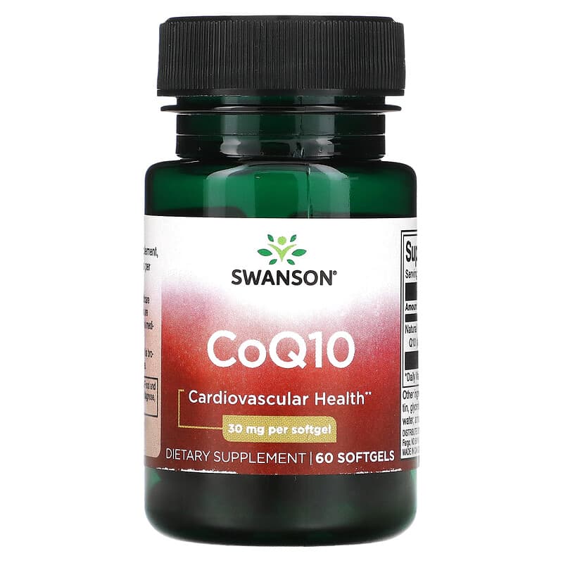 Swanson, CoQ10, 30 mg, 60 viên 087614023472