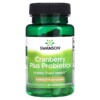 Thực phẩm bổ sung Swanson Cranberry Plus Probiotics 5 Billion CFU 60 Veggie Embo Caps 087614190310