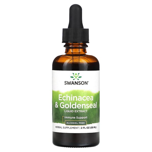 Swanson Echinacea & Goldenseal Liquid Extract 2 fl oz 59 ml 5 Swanson Echinacea & Goldenseal Liquid Extract 2 fl oz 59 ml 087614017419
