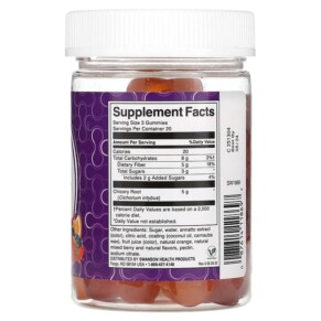 Swanson Fiber Cam & Dâu Hỗn Hợp 60 viên Dạng Dẻo Swanson 3 Thành phần vi chất của Swanson Fiber Orange & Mixed Berry 60 Gummies 087614118697