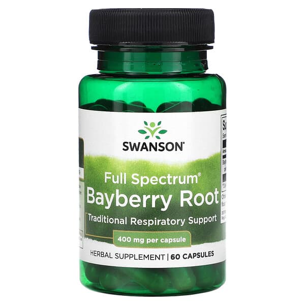 Swanson Full Spectrum Bayberry Root 400 mg 60 viên 087614115078