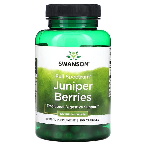 Swanson Full Spectrum Juniper Berries 520 mg 100 viên 087614110370