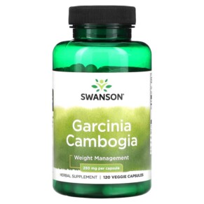 Thực phẩm bổ sung Swanson Garcinia Cambogia 250 mg 120 Veggie Capsules 087614142890