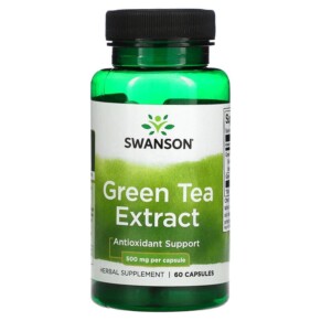 Thực phẩm bổ sung Swanson Green Tea Extract 500 mg 60 Capsules 087614140995