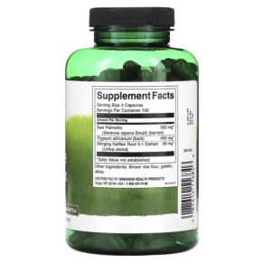 Swanson Herbal Prostate Complex với Saw Palmetto Pygeum & Stinging Nettle 200 viên nang của Swanson 3 Thành phần vi chất của Swanson Herbal Prostate Complex with Saw Palmetto Pygeum and Stinging Nettle 200 Capsules 087614116846