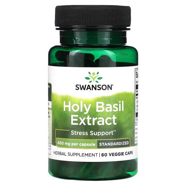 Swanson Holy Basil Extract 400 mg 60 viên 10 swanson holy basil extract 400 mg 60 veggie caps 117973 087614142470