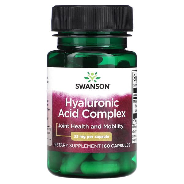 Swanson Hyaluronic Acid Complex 33 mg 60 viên 087614028613