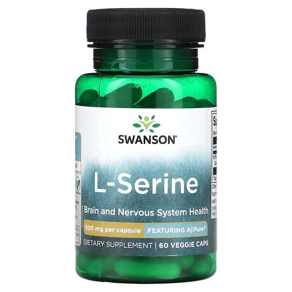 Swanson L-Serine 500 mg 60 viên 087614027975