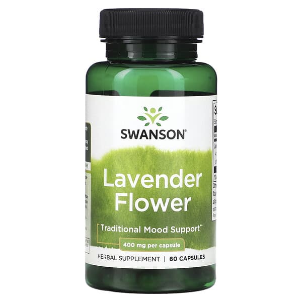 Swanson Lavender Flower 400 mg 60 viên 087614112756