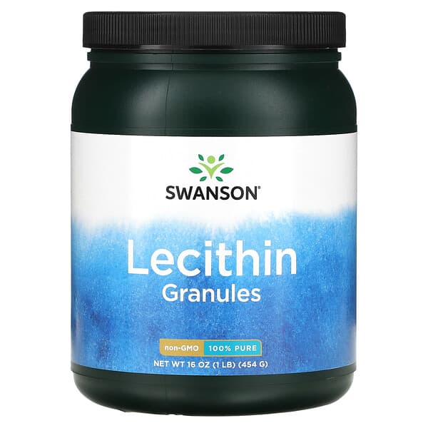 Swanson Lecithin Granules 1 lb 454 g 10 swanson lecithin granules 1 lb 454 g 119469 087614013480