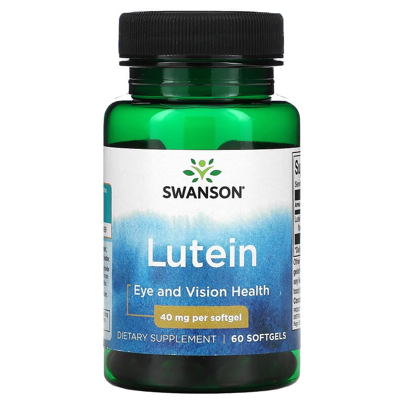 Swanson Lutein 40 mg 60 viên nang mềm 10 swanson lutein 40 mg 60 softgels 111017 087614029818