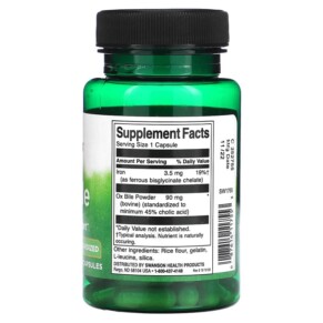 viên nang Swanson Ox Bile 90 mg 60 viên của Swanson 3 Thành phần vi chất của Swanson Ox Bile 90 mg 60 Capsules 087614117553