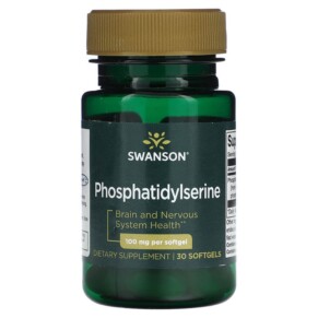 Thực phẩm bổ sung Swanson Phosphatidylserine 100 mg 30 Softgels 087614021256