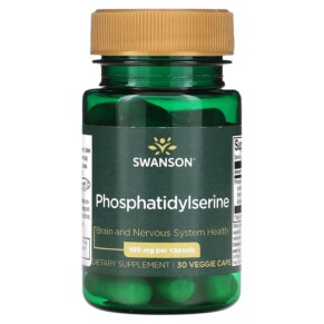 Thực phẩm bổ sung Swanson Phosphatidylserine 100 mg 30 Veggie Caps 087614028996