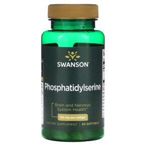 Thực phẩm bổ sung Swanson Phosphatidylserine 100 mg 90 Softgels 087614022895