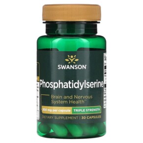 Thực phẩm bổ sung Swanson Phosphatidylserine 300 mg 30 Capsules 087614023175