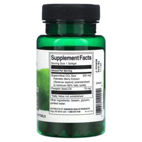 Swanson Saw Palmetto Maximum Strength 60 viên nang mềm của Swanson 3 Thành phần vi chất của Swanson Saw Palmetto Maximum Strength 60 Softgels 087614142210