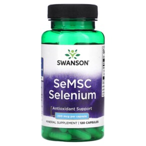 Thực phẩm bổ sung Swanson SeMSC Selenium 200 mcg 120 Capsules 087614021713