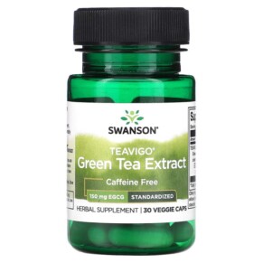 Thực phẩm bổ sung Swanson Teavigo Green Tea Extract 150 mg 30 Veggie Caps 087614141985