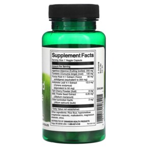 Swanson Uric Acid Cleanse 60 viên chay của Swanson 3 Thành phần vi chất của Swanson Uric Acid Cleanse 60 Veggie Capsules 087614028491