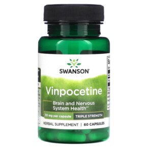 Thực phẩm bổ sung Swanson Vinpocetine 30 mg 60 Capsules 087614117348