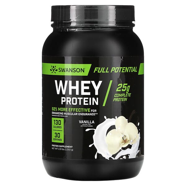 Swanson Whey Protein Vanilla 2,31 lbs 1.050 g 10 swanson whey protein vanilla 2 31 lbs 1 050 g 123607 087614118925