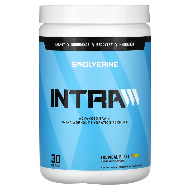 Bột pha chế phục hồi Swolverine Intra Tropical Blast 285g 10 swolverine intra tropical blast 10 05 oz 285 g 134155 850037327690