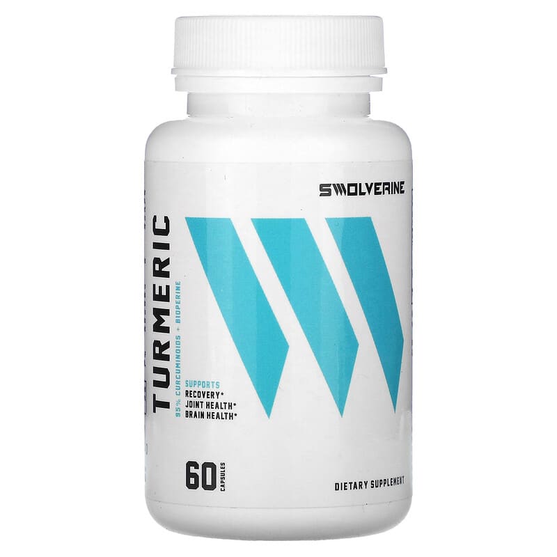 Swolverine, Turmeric, 60 viên 860007637360