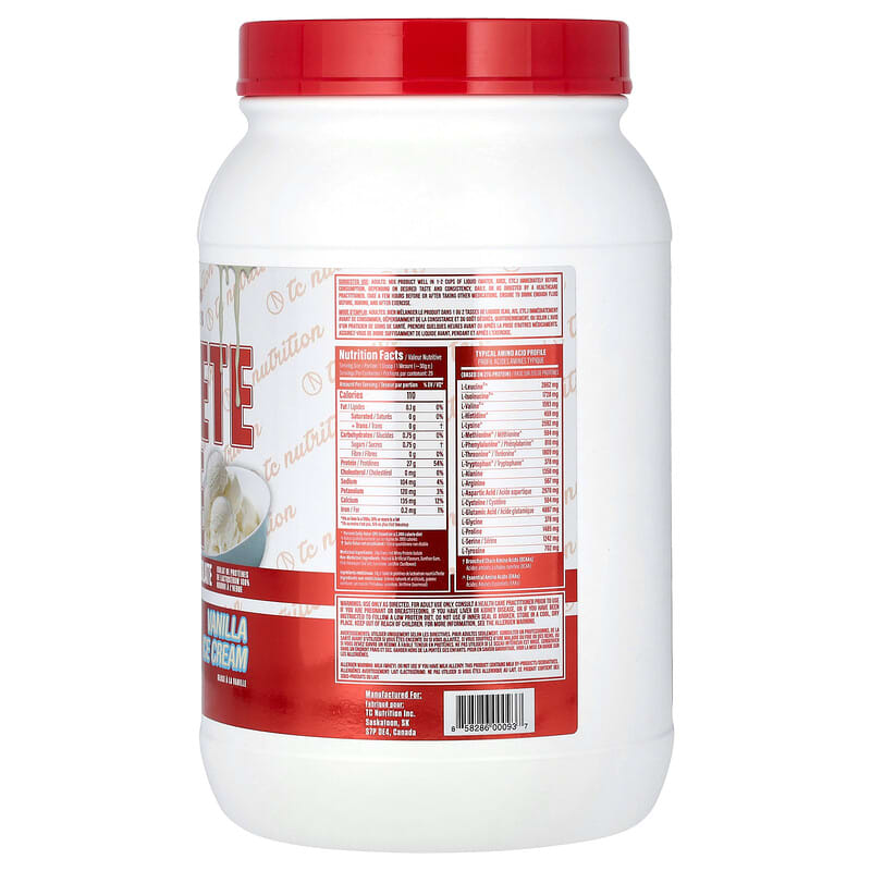 Bột Protein Isolate Hoàn Chỉnh TC Nutrition Hương Kem Vanilla 907g 9 Bột Protein Isolate Hoàn Chỉnh TC Nutrition Hương Kem Vanilla 907g 858286000937