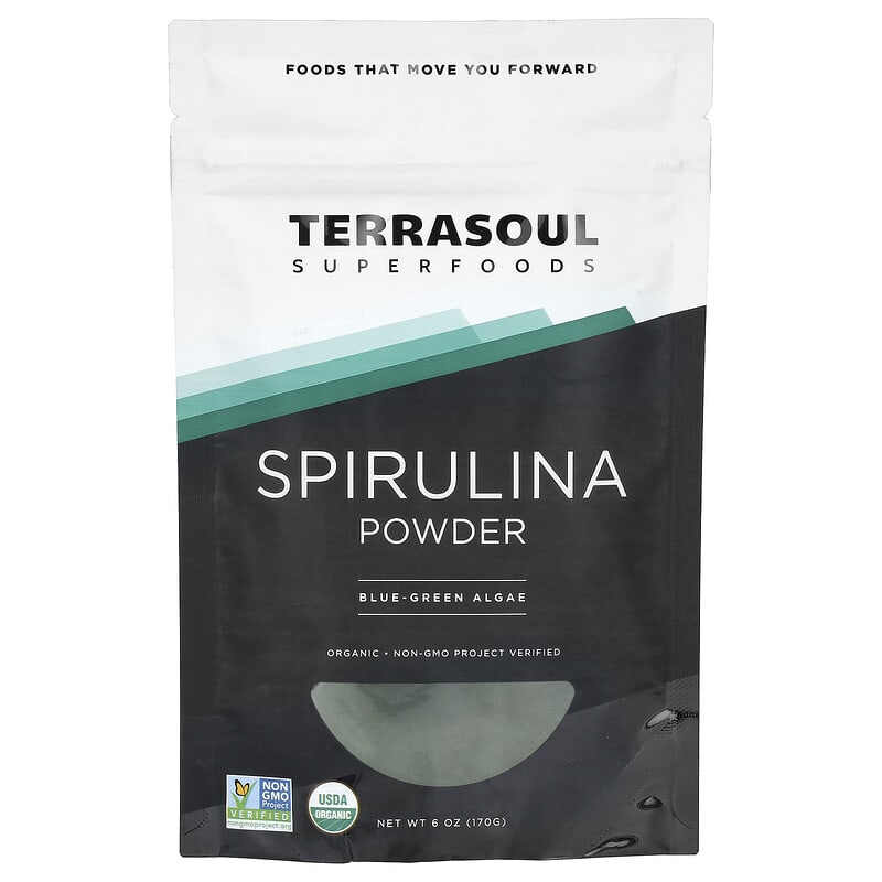 Terrasoul Superfoods, Spirulina Powder, 6 oz (170 g) 858789004623