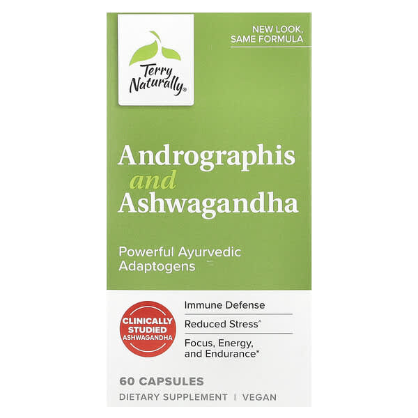 Terry Naturally Andrographis & Ashwagandha 60 viên 10 terry naturally andrographis and ashwagandha 60 capsules 122419 367703338060