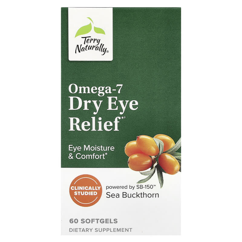 Terry Naturally Omega-7 Giúp Giảm Khô Mắt 60 viên 10 terry naturally omega 7 dry eye relief 60 softgels 141550 367703331061