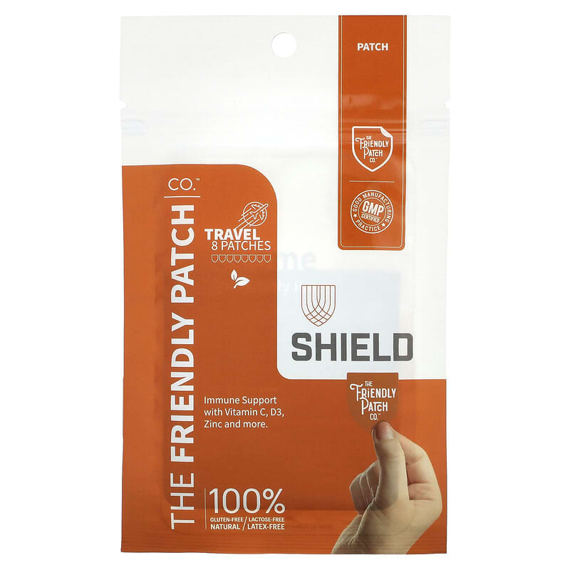 The Friendly Patch, Shield, Immune Patch, 8 Patches 850031081222