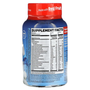 Thành phần vi chất của The Smurfs Kids Gummy Multi-Vitamin Ages 3+ Smurf Berry 60 Gummies 850019556940